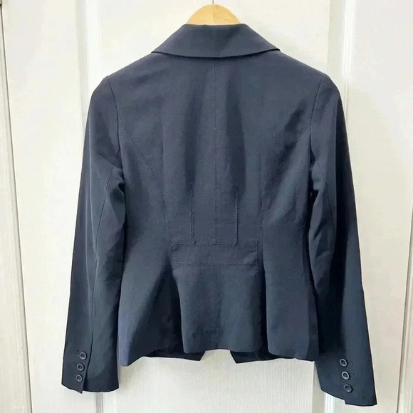 Ricki’s Blazer Single Breasted Tailored Fitted Jacket Navy Blue Size 0  NWOT - Picture 5 of 16
